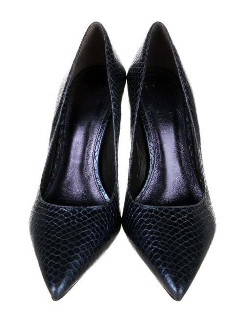 Alexandre Birman Embossed Leather Pumps