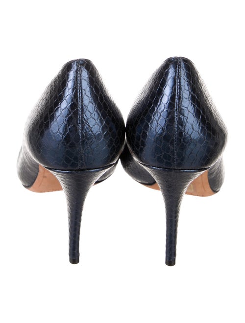 Alexandre Birman Embossed Leather Pumps