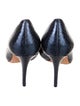 Alexandre Birman Embossed Leather Pumps