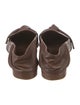 Alexandre Birman Leather Bow Accents Loafers