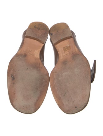 Alexandre Birman Leather Bow Accents Loafers