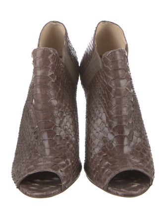 Alexandre Birman Snakeskin Animal Print Pumps