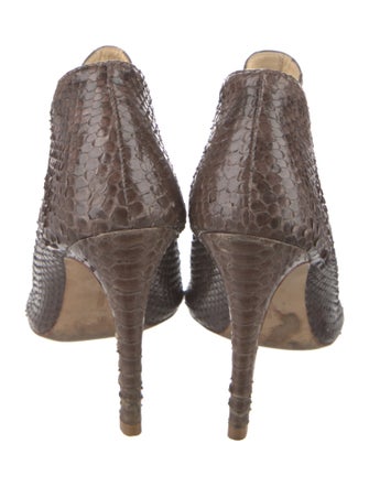 Alexandre Birman Snakeskin Animal Print Pumps