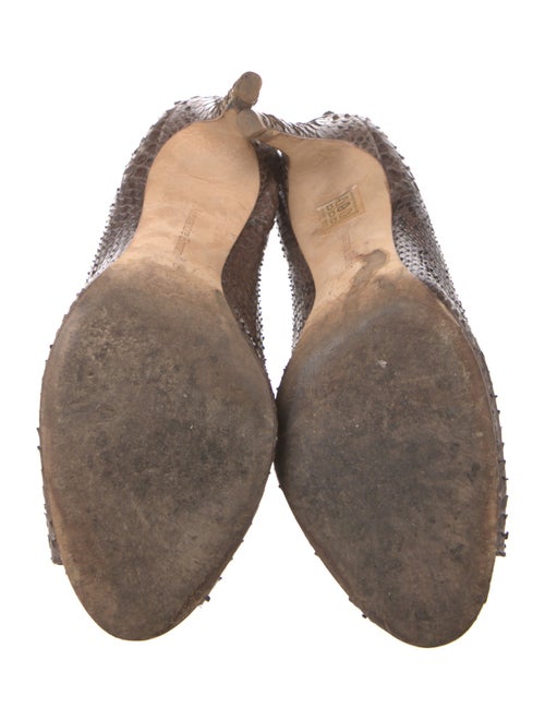 Alexandre Birman Snakeskin Animal Print Pumps