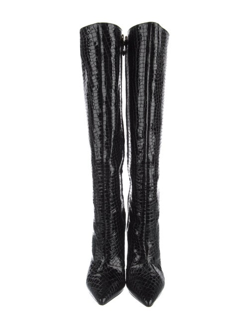 Alexandre Birman Embossed Leather Boots