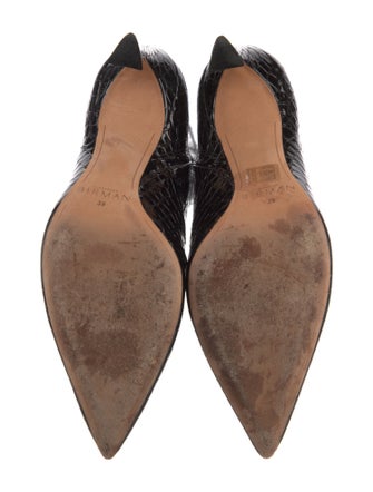 Alexandre Birman Embossed Leather Boots