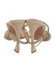 Alexandre Birman Suede Animal Print Slingback Sandals