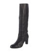 Alexandre Birman Leather Bow Accents Boots