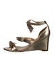 Alexandre Birman Leather Animal Print Sandals