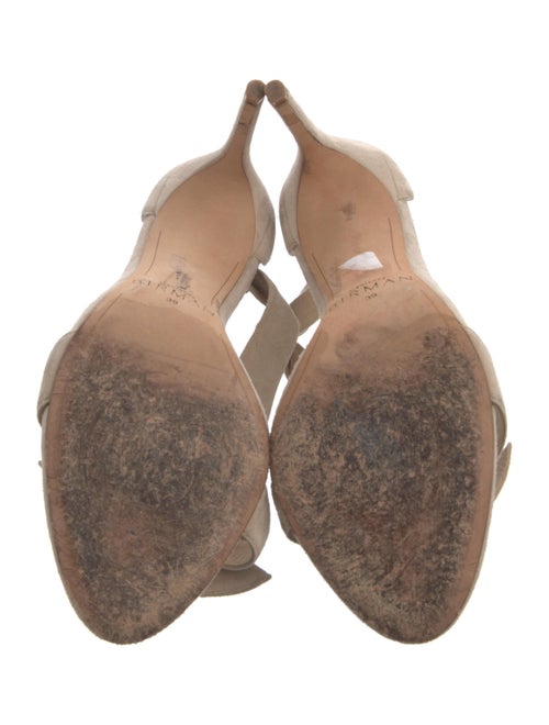 Alexandre Birman Suede Bow Accents Sandals