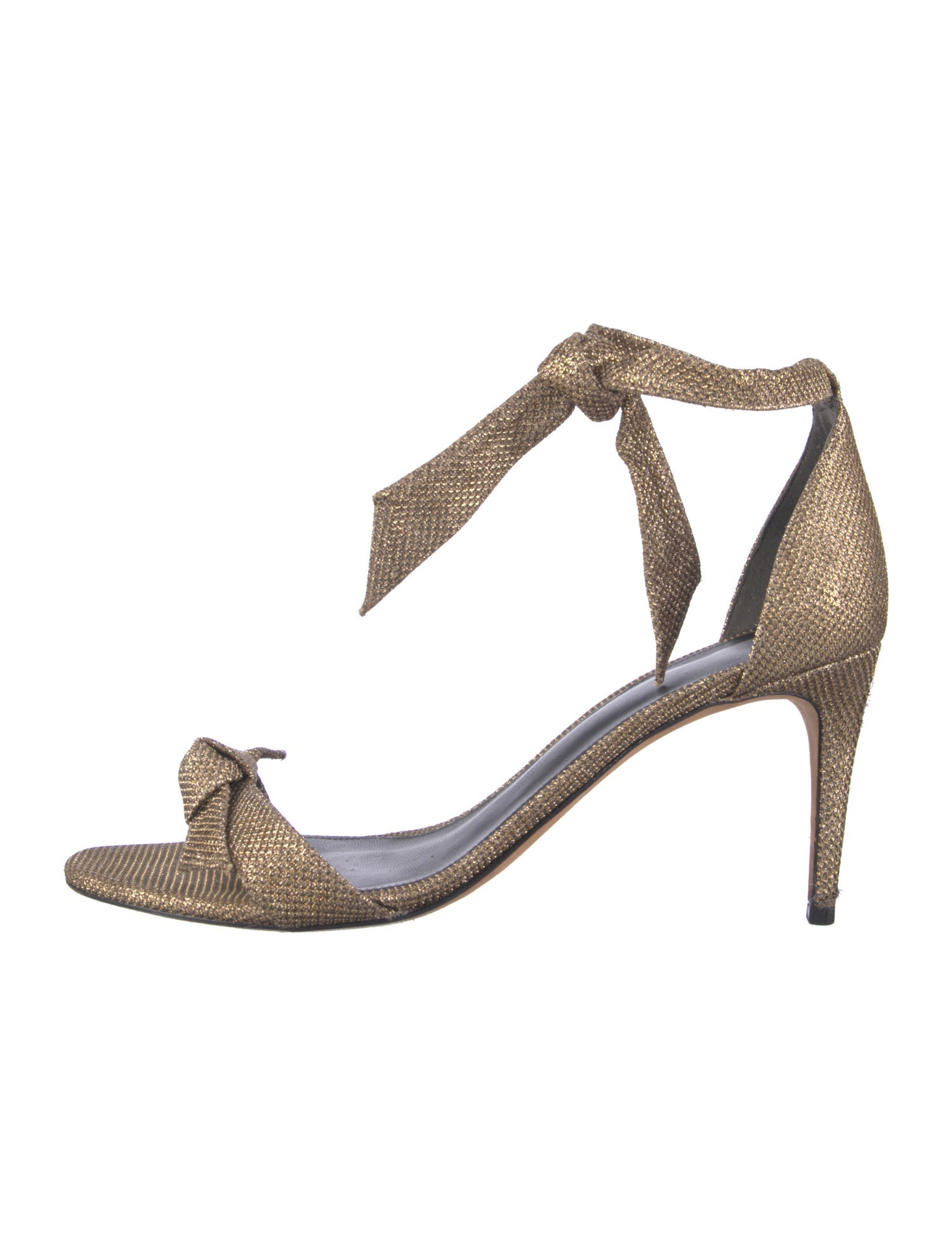 Alexandre Birman Glitter Animal Print Sandals