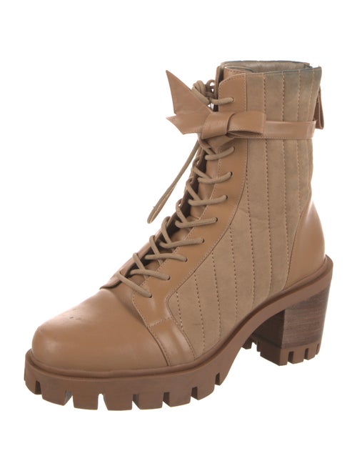Alexandre Birman Leather Combat Boots