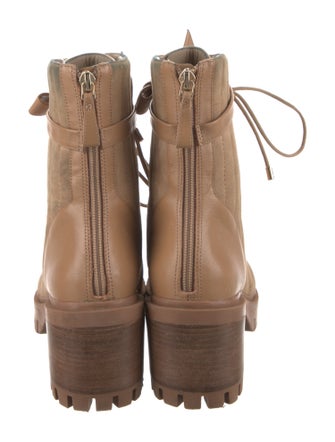 Alexandre Birman Leather Combat Boots
