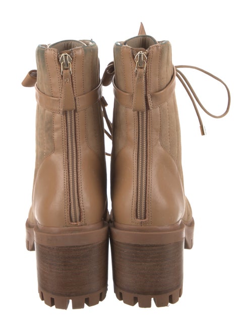 Alexandre Birman Leather Combat Boots