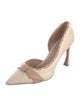 Alexandre Birman Raw-Edge Trim D'Orsay Pumps