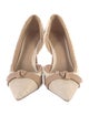 Alexandre Birman Raw-Edge Trim D'Orsay Pumps