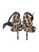 Alexandre Birman Ponyhair Animal Print Sandals