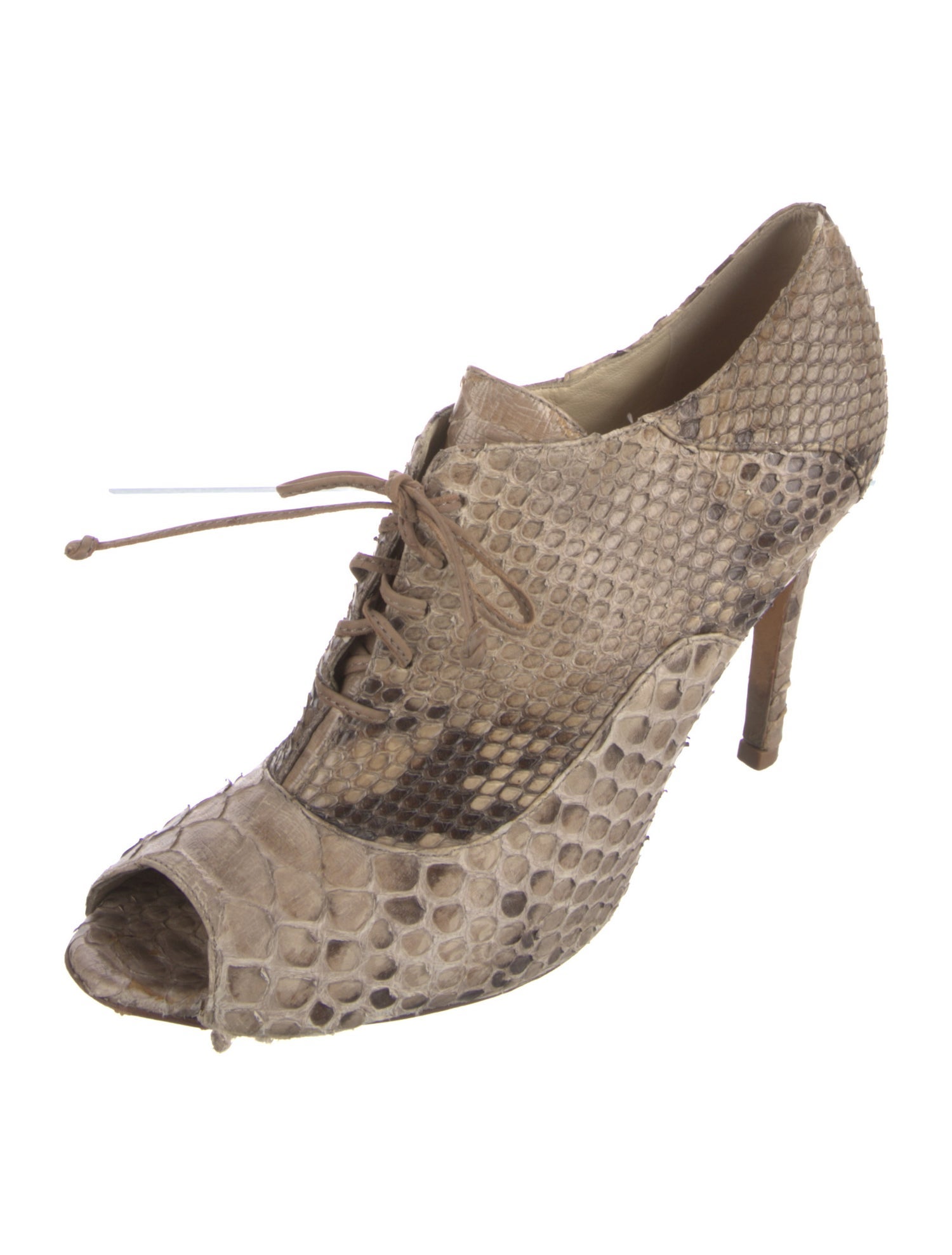 Alexandre Birman Snakeskin Animal Print Pumps