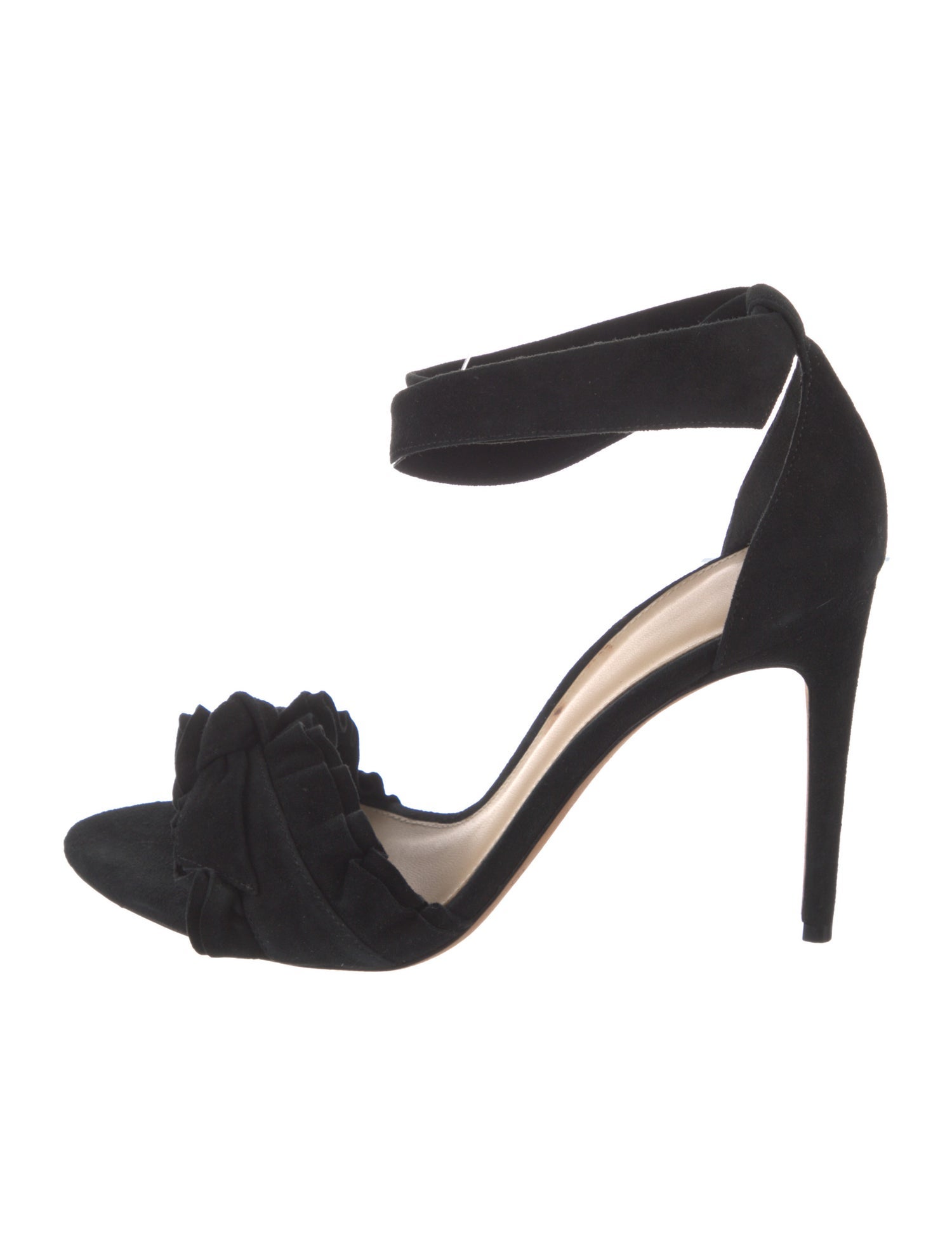 Alexandre Birman Suede Bow Accents Sandals
