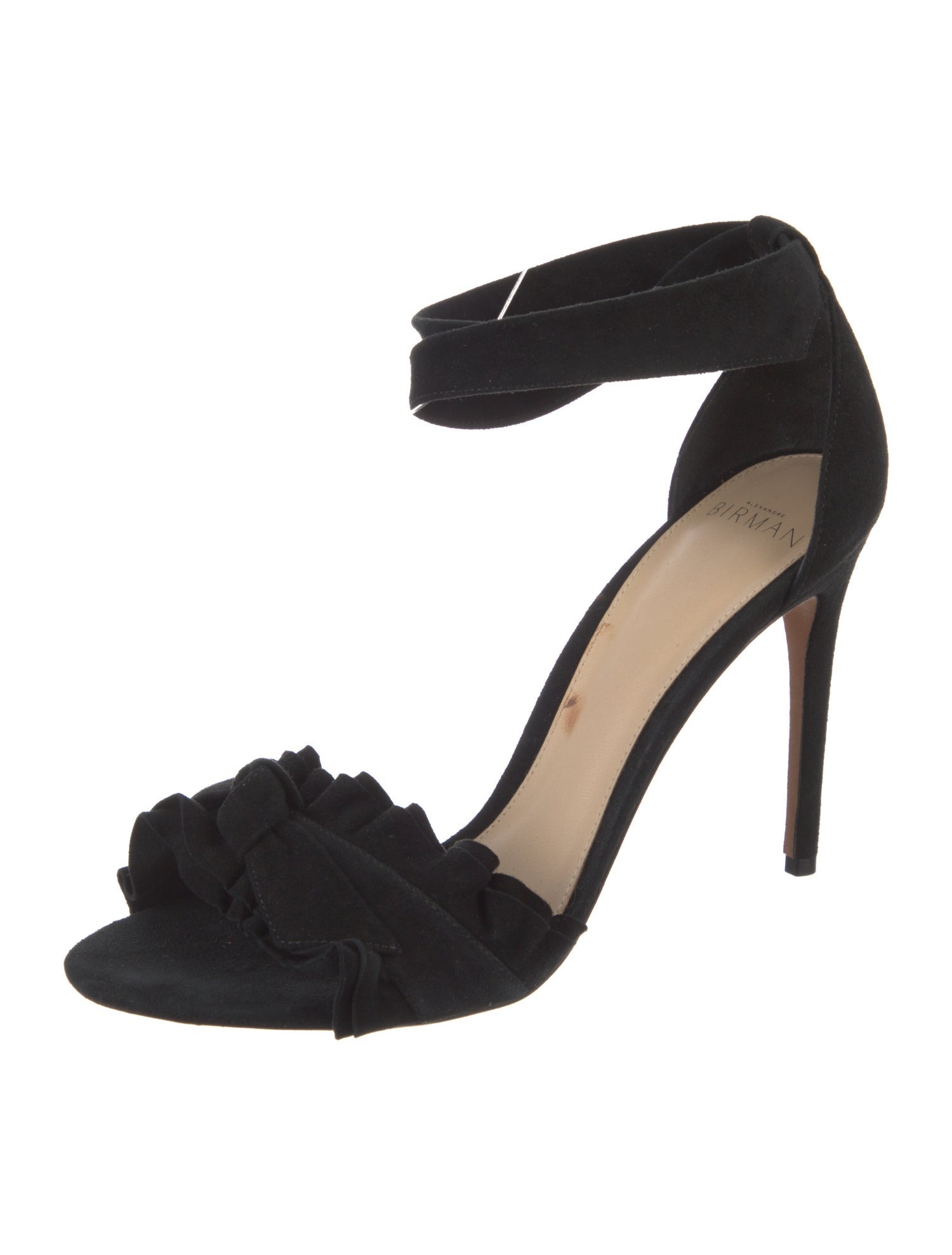 Alexandre Birman Suede Bow Accents Sandals