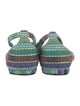 Alexandre Birman Raffia Striped Sandals