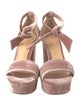 Alexandre Birman Velvet Sandals