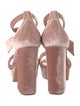 Alexandre Birman Velvet Sandals