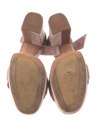 Alexandre Birman Velvet Sandals