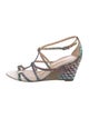 Alexandre Birman Snakeskin Animal Print Sandals