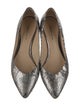 Alexandre Birman Snakeskin Animal Print Ballet Flats