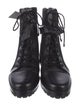 Alexandre Birman Leather Leather Trim Embellishment Combat Boots