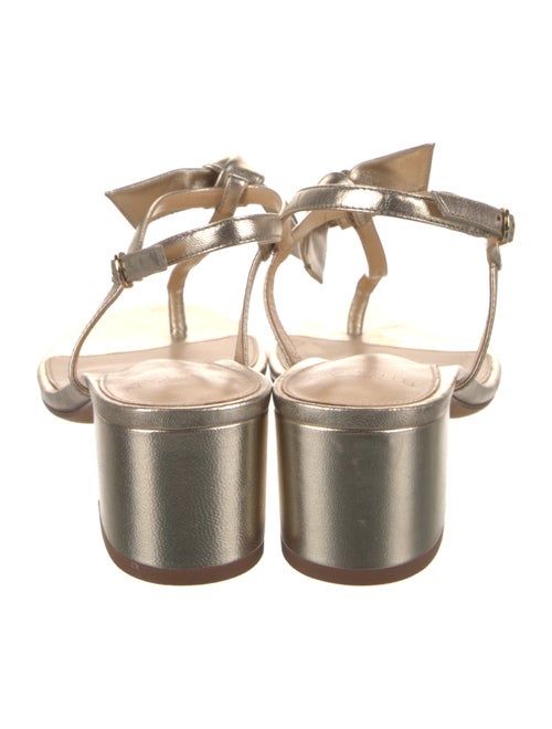 Alexandre Birman Leather T-Strap Sandals