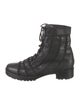 Alexandre Birman Leather Combat Boots