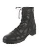 Alexandre Birman Leather Combat Boots