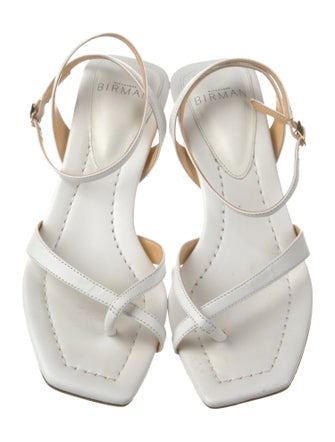 Alexandre Birman Leather Slingback Sandals