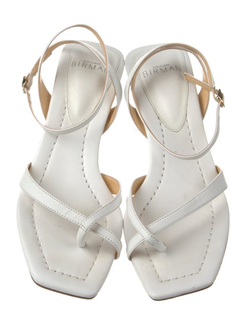 Alexandre Birman Leather Slingback Sandals