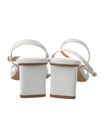 Alexandre Birman Leather Slingback Sandals