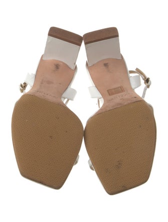 Alexandre Birman Leather Slingback Sandals