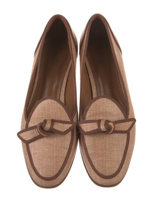 Alexandre Birman Raffia Loafers