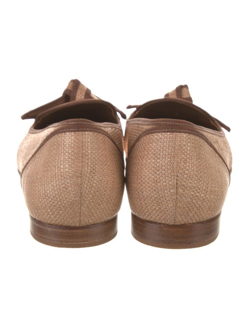 Alexandre Birman Raffia Loafers