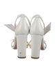 Alexandre Birman Leather Bow Accents Sandals