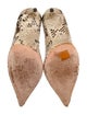 Alexandre Birman Python Animal Print Pumps