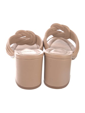 Alexandre Birman Leather Slides