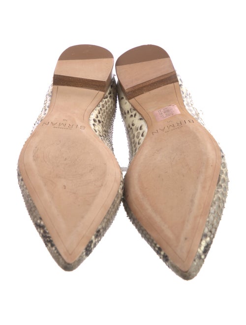 Alexandre Birman Snakeskin Animal Print Loafers