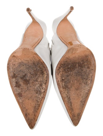 Alexandre Birman Leather Whipstitch Trim Boots