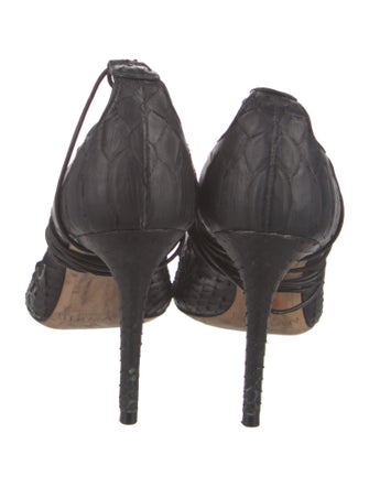 Alexandre Birman Python Gladiator Sandals