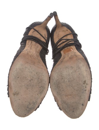 Alexandre Birman Python Gladiator Sandals