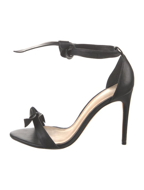 Alexandre Birman Leather Bow Accents Sandals