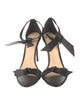 Alexandre Birman Leather Bow Accents Sandals