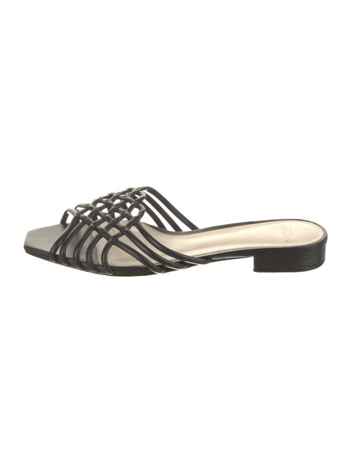 Alexandre Birman Leather Slides